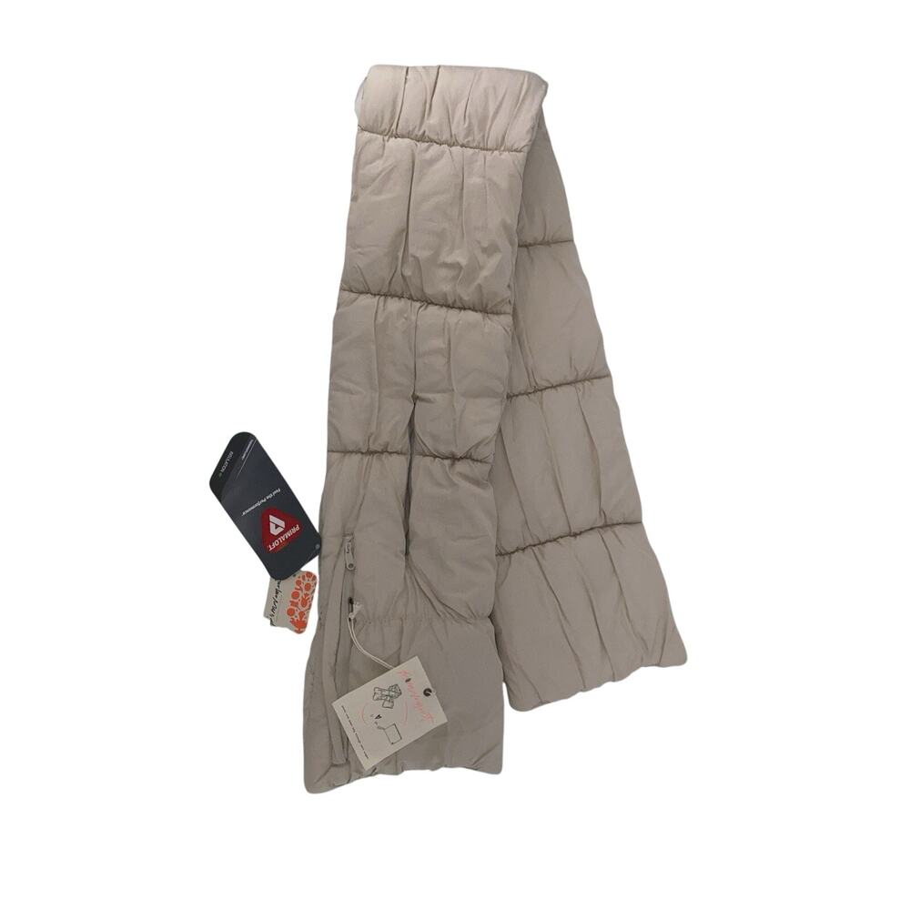 Free People Movement Women's O/S Ivory Packable Puffer Scarf